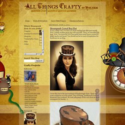Steampunk Cereal Box Hat