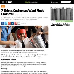 7 Things Customers Want Most From You