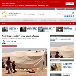 Ten things you didn’t know about refugees