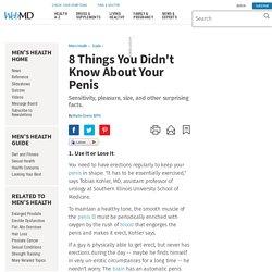 5 Things You Didn't Know About Your Penis