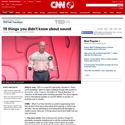 10 Things you didn't know about sound
