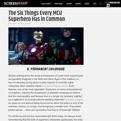 Six Things Every MCU Superhero Has In Common