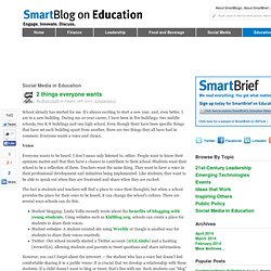 2 things everyone wants SmartBlogs
