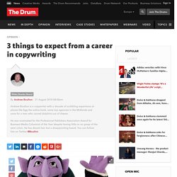 3 things to expect from a career in copywriting