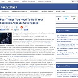 Four Things you need to do if your Facebook account gets hacked