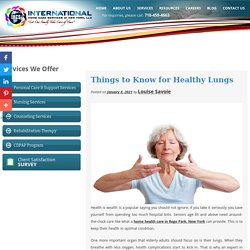 Things to Know for Healthy Lungs