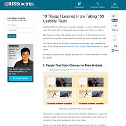 10 Things I Learned From Taking 100 Usability Tests