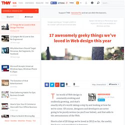 17 Things We've Loved in Web Design This Year