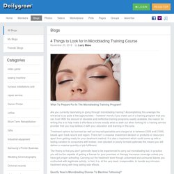 4 Things to Look for in Microblading Training Course