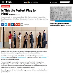 4 Things You Must Do to Hire the Perfect Candidate