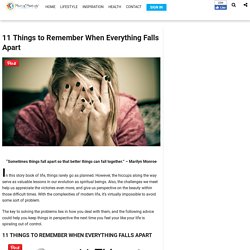 11 Things to Remember When Everything Falls Apart