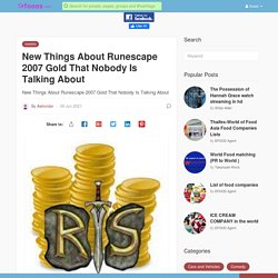 New Things About Runescape 2007 Gold That Nobody Is Talking About