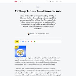 11 Things To Know About Semantic Web