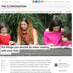 Six things you should do when reading with your kids