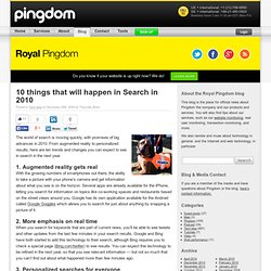 10 things that will happen in Search in 2010