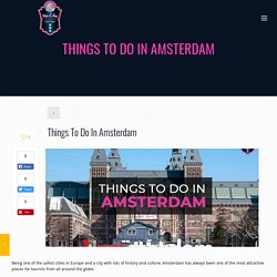 Things To Do In Amsterdam