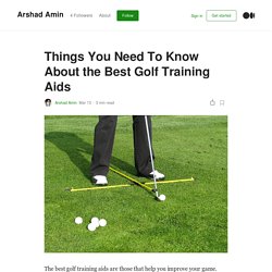 Things You Need To Know About the Best Golf Training Aids