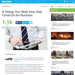 6 Things People Wish Their iPad Would Do for Work