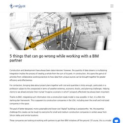 5 things that can go wrong while working with a BIM partner