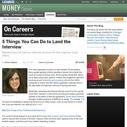 5 Things You Can Do to Land the Interview