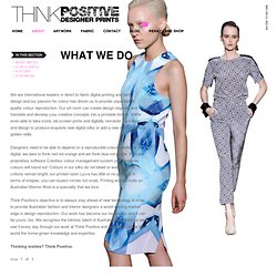 Think Positive Designer Prints
