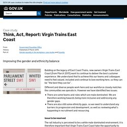Think, Act, Report: Virgin Trains East Coast - Case study