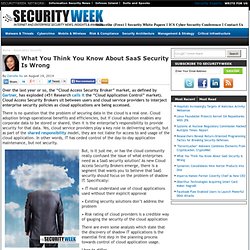 What You Think You Know About SaaS Security Is Wrong
