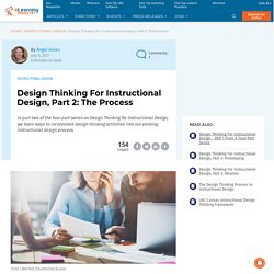 Design Thinking For Instructional Design, Part 2: The Process