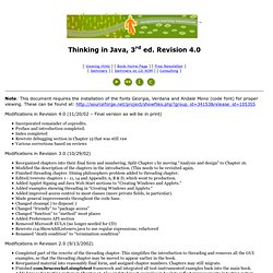 Thinking in Java, 3rd ed. Revision 4.0 - Title Page