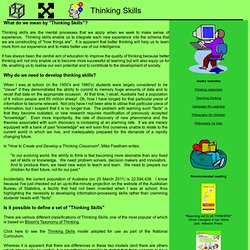 Thinking Skills