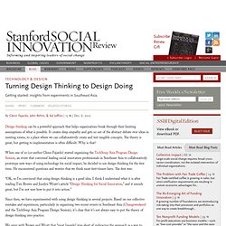 Turning Design Thinking to Design Doing