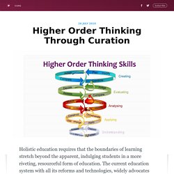 Higher Order Thinking Through Curation