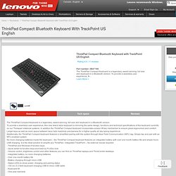ThinkPad Compact Bluetooth Keyboard with TrackPoint US English