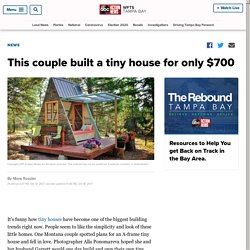 This couple built a tiny house for only $700