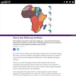 This is the TRUE size of Africa