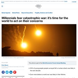 This is what millennials think about war