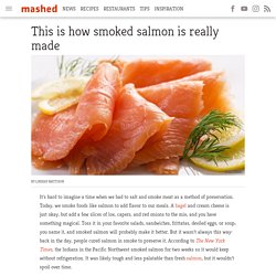 This is how smoked salmon is really made