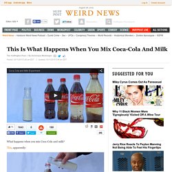This Is What Happens When You Mix Coca-Cola And Milk