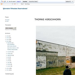 THOMAS HIRSCHHORN