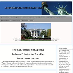 Thomas JEFFERSON (1743 - 1826)