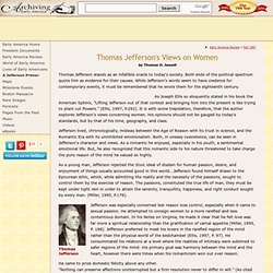 Thomas Jefferson's Views on Women