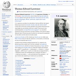 Thomas Edward Lawrence