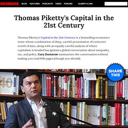 Thomas Piketty's Capital in the 21st Century