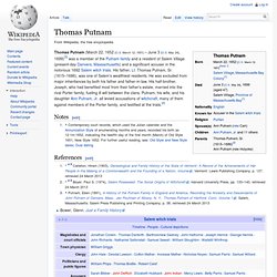 Thomas Putnam