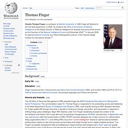 Thomas Fingar
