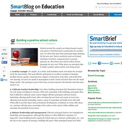 SmartBlog on Education - Building a positive school culture by @thomascmurray - SmartBrief, Inc. SmartBlogs SmartBlogs