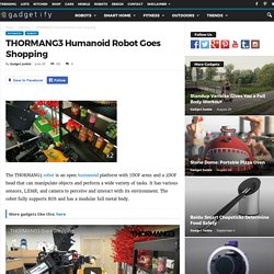 THORMANG3 Humanoid Robot Goes Shopping