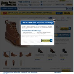 Thorogood Boots: Men's Steel Toe Vibram Sole Work Boots 804-4200 - 6 Inch Steel Toe Boots - Men's Steel Toe Boots - Footwear