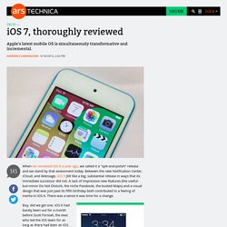 iOS 7, thoroughly reviewed