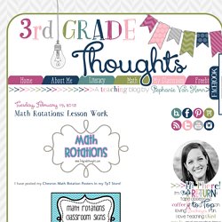 Math Rotations: Lesson Work